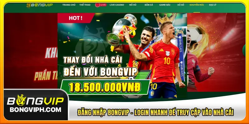 đăng nhập BONGVIP